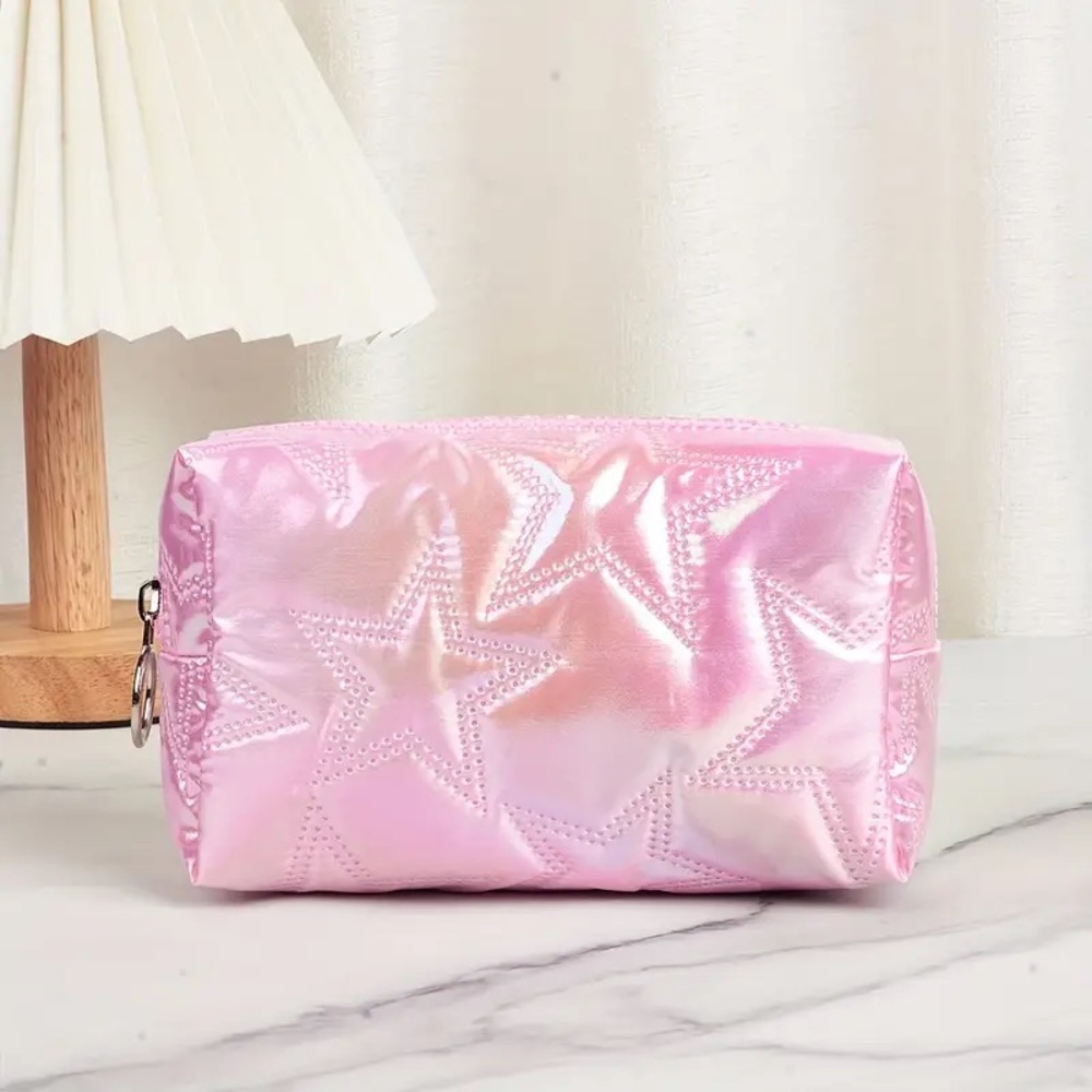 Star Quilted Cosmetic Bag